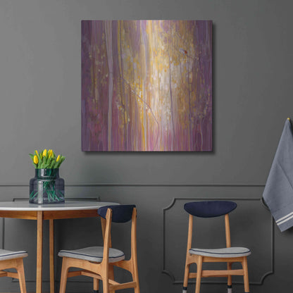 Luxe Metal Art 'Robins Song' by Gill Bustamante, Metal Wall Art,36x36