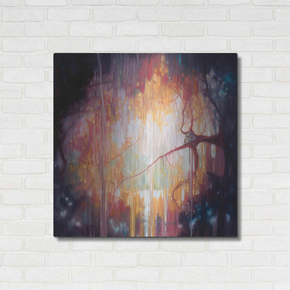 Luxe Metal Art 'Jungle Portal' by Gill Bustamante, Metal Wall Art,36x36