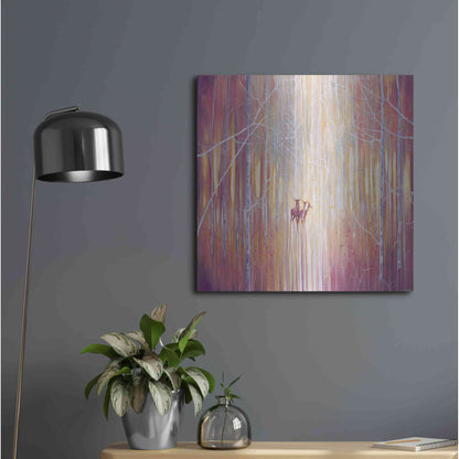 Luxe Metal Art 'Manifestation' by Gill Bustamante, Metal Wall Art,24x24