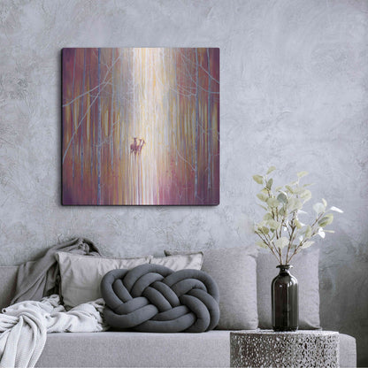 Luxe Metal Art 'Manifestation' by Gill Bustamante, Metal Wall Art,36x36