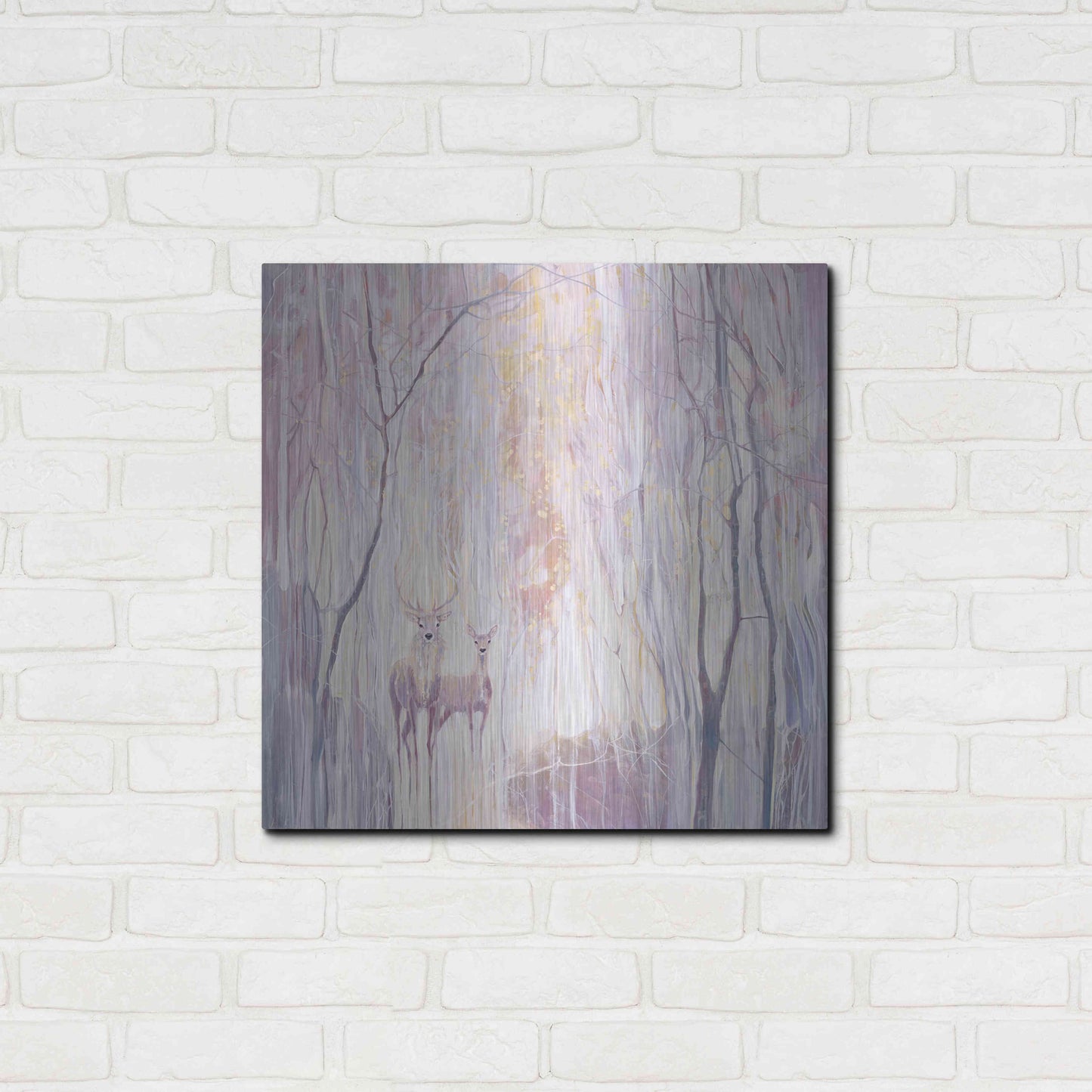 Luxe Metal Art 'Ethereal' by Gill Bustamante, Metal Wall Art,24x24