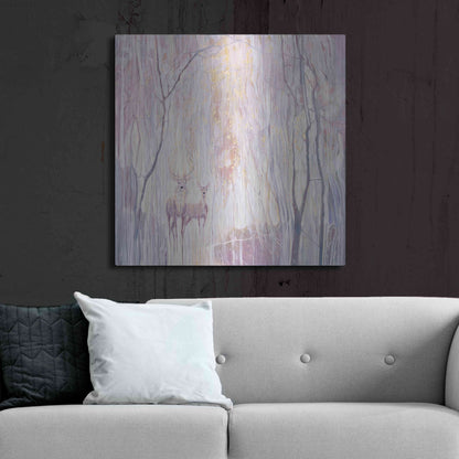 Luxe Metal Art 'Ethereal' by Gill Bustamante, Metal Wall Art,36x36
