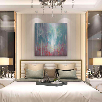 Luxe Metal Art 'Roaring Summer' by Gill Bustamante, Metal Wall Art,36x36