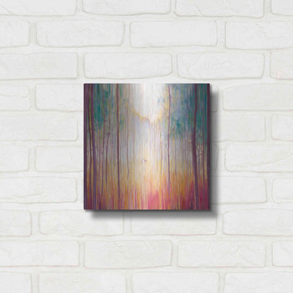 Luxe Metal Art 'Elusive 2' by Gill Bustamante, Metal Wall Art,12x12