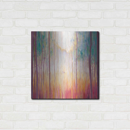 Luxe Metal Art 'Elusive 2' by Gill Bustamante, Metal Wall Art,24x24