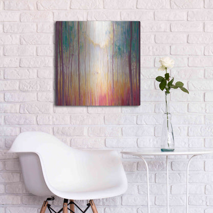 Luxe Metal Art 'Elusive 2' by Gill Bustamante, Metal Wall Art,24x24