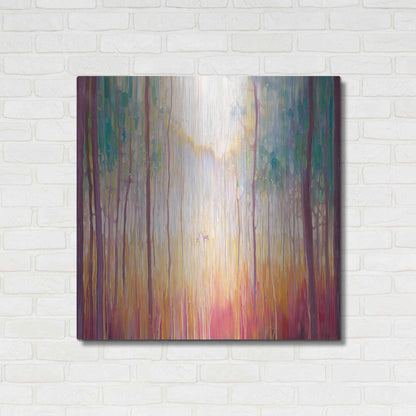 Luxe Metal Art 'Elusive 2' by Gill Bustamante, Metal Wall Art,36x36