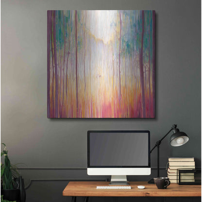 Luxe Metal Art 'Elusive 2' by Gill Bustamante, Metal Wall Art,36x36