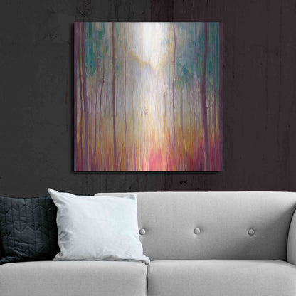 Luxe Metal Art 'Elusive 2' by Gill Bustamante, Metal Wall Art,36x36