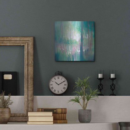 Luxe Metal Art 'The Discovery' by Gill Bustamante, Metal Wall Art,12x12