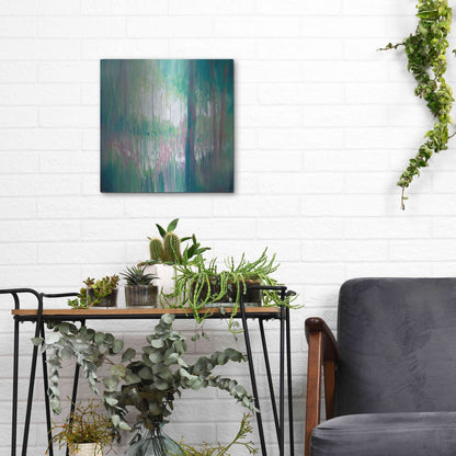 Luxe Metal Art 'The Discovery' by Gill Bustamante, Metal Wall Art,12x12