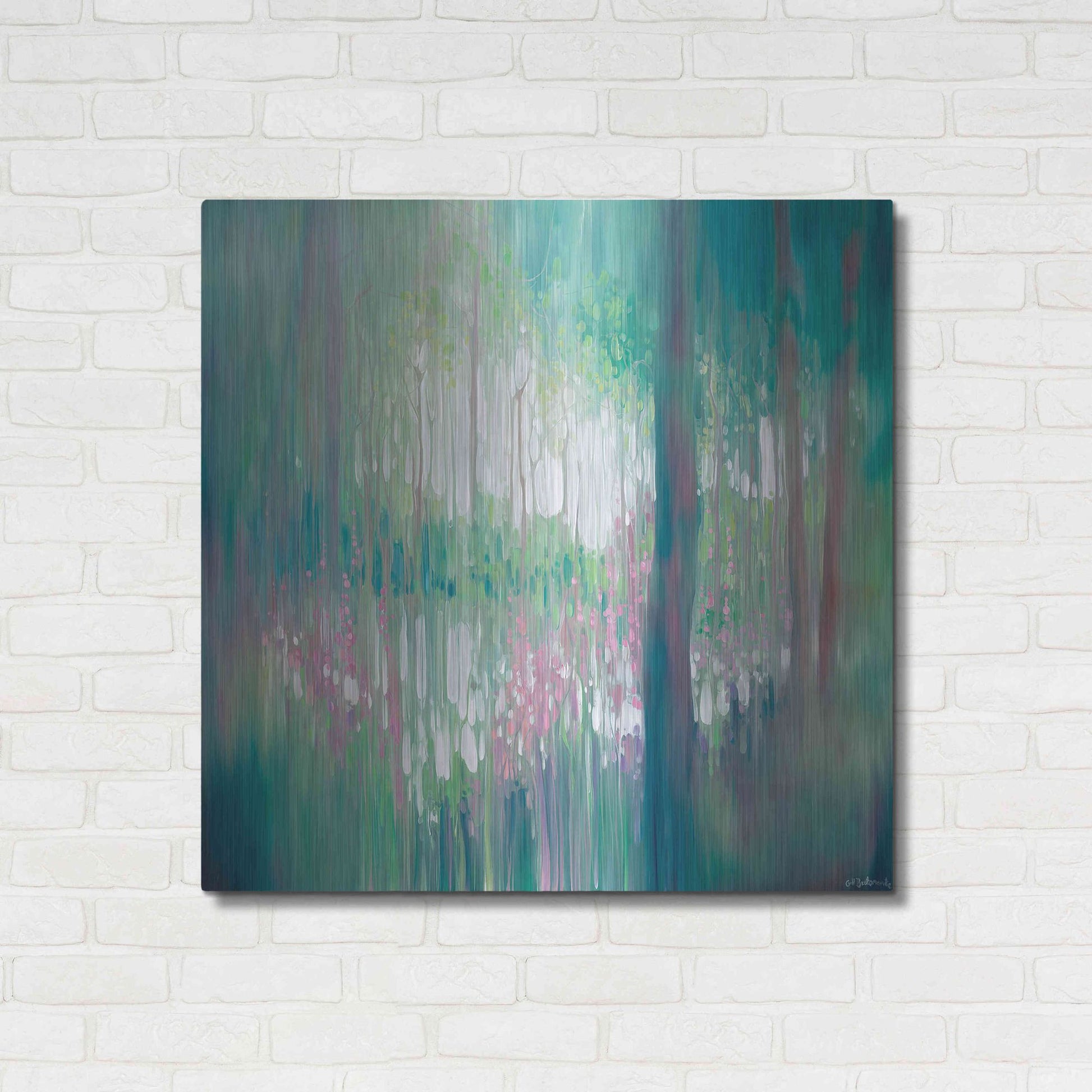 Luxe Metal Art 'The Discovery' by Gill Bustamante, Metal Wall Art,36x36