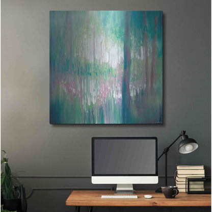 Luxe Metal Art 'The Discovery' by Gill Bustamante, Metal Wall Art,36x36