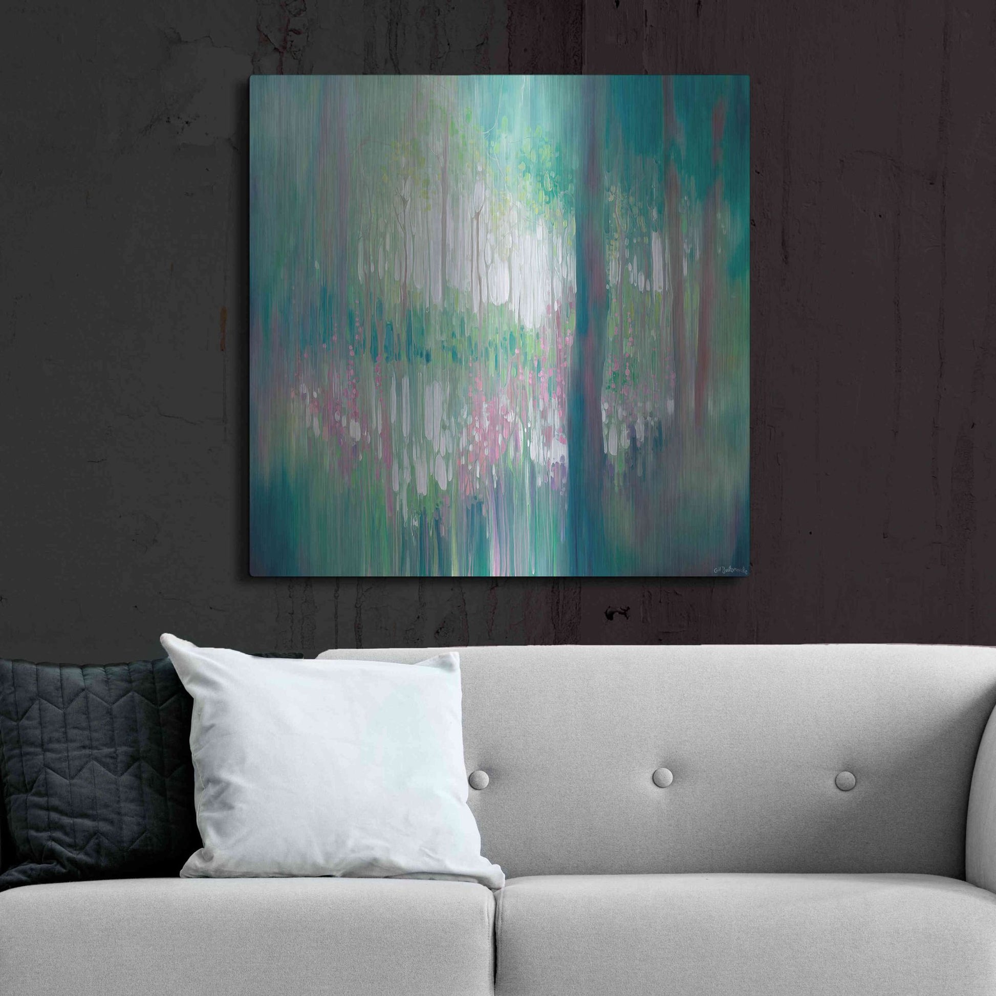 Luxe Metal Art 'The Discovery' by Gill Bustamante, Metal Wall Art,36x36