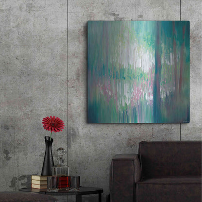 Luxe Metal Art 'The Discovery' by Gill Bustamante, Metal Wall Art,36x36