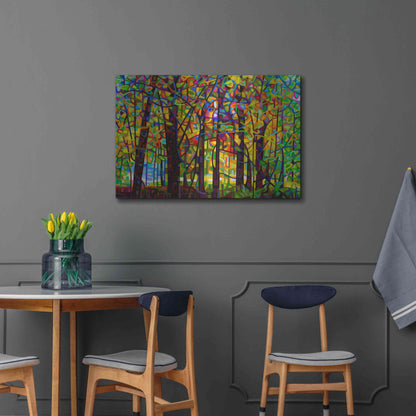 Luxe Metal Art 'Standing Room Only' by Mandy Budan, Metal Wall Art,36x24