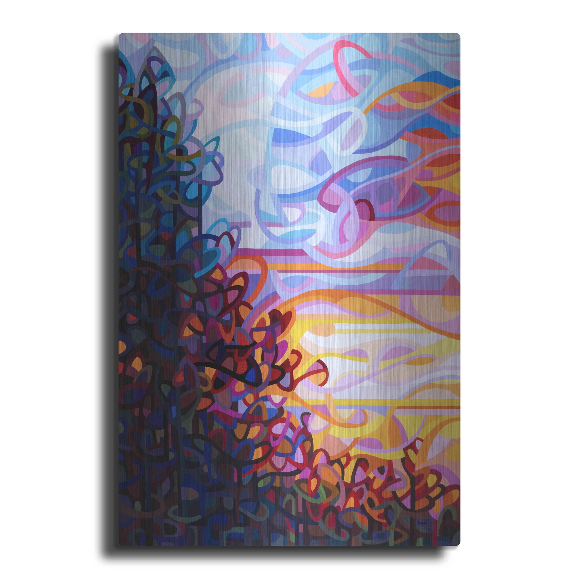 Luxe Metal Art 'Crescendo' by Mandy Budan, Metal Wall Art