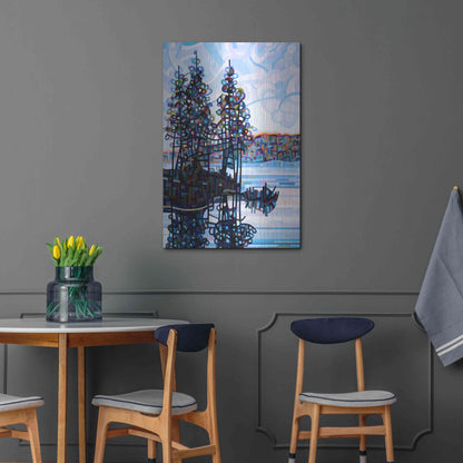 Luxe Metal Art 'Haliburton Morning' by Mandy Budan, Metal Wall Art,24x36