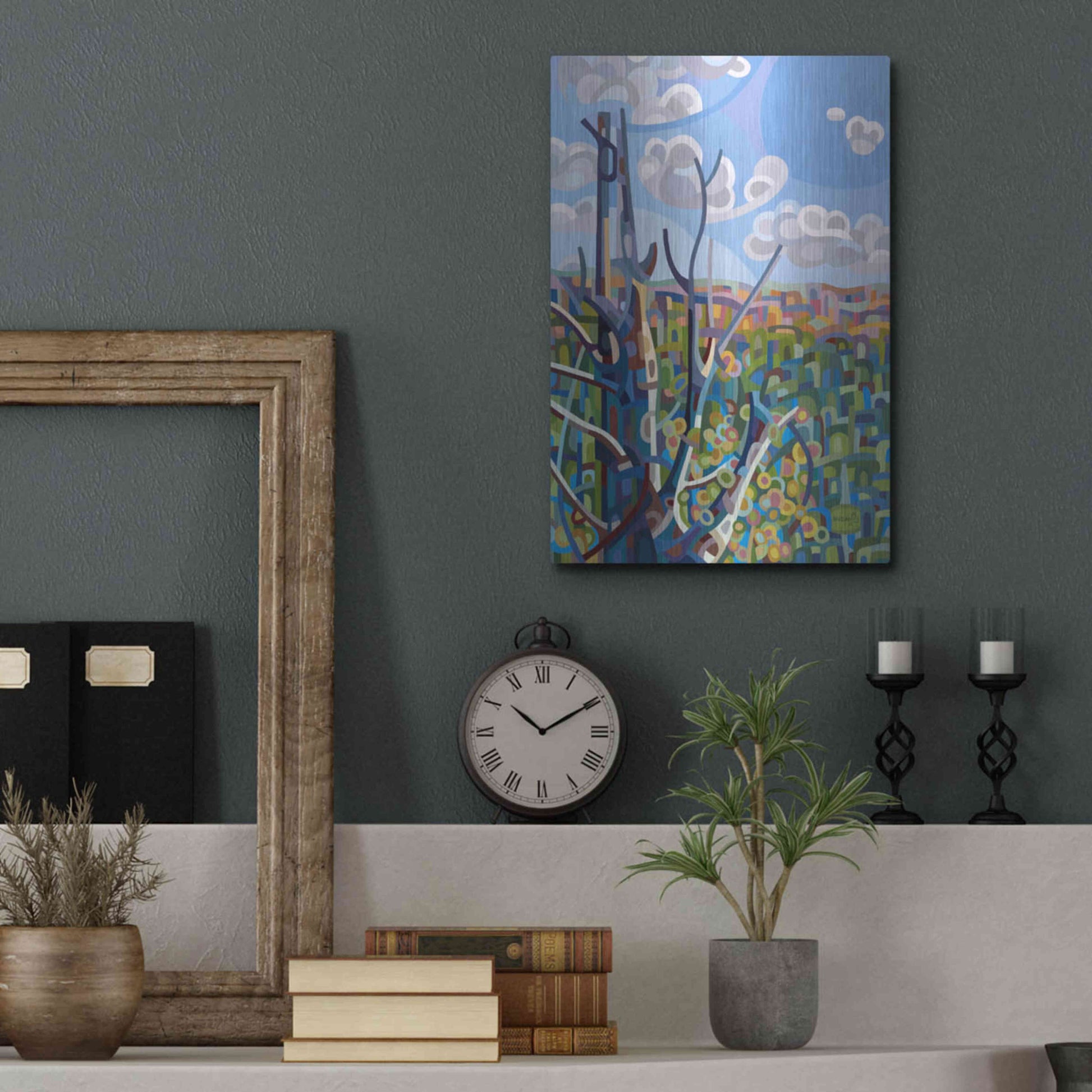 Luxe Metal Art 'Hockley Valley' by Mandy Budan, Metal Wall Art,12x16