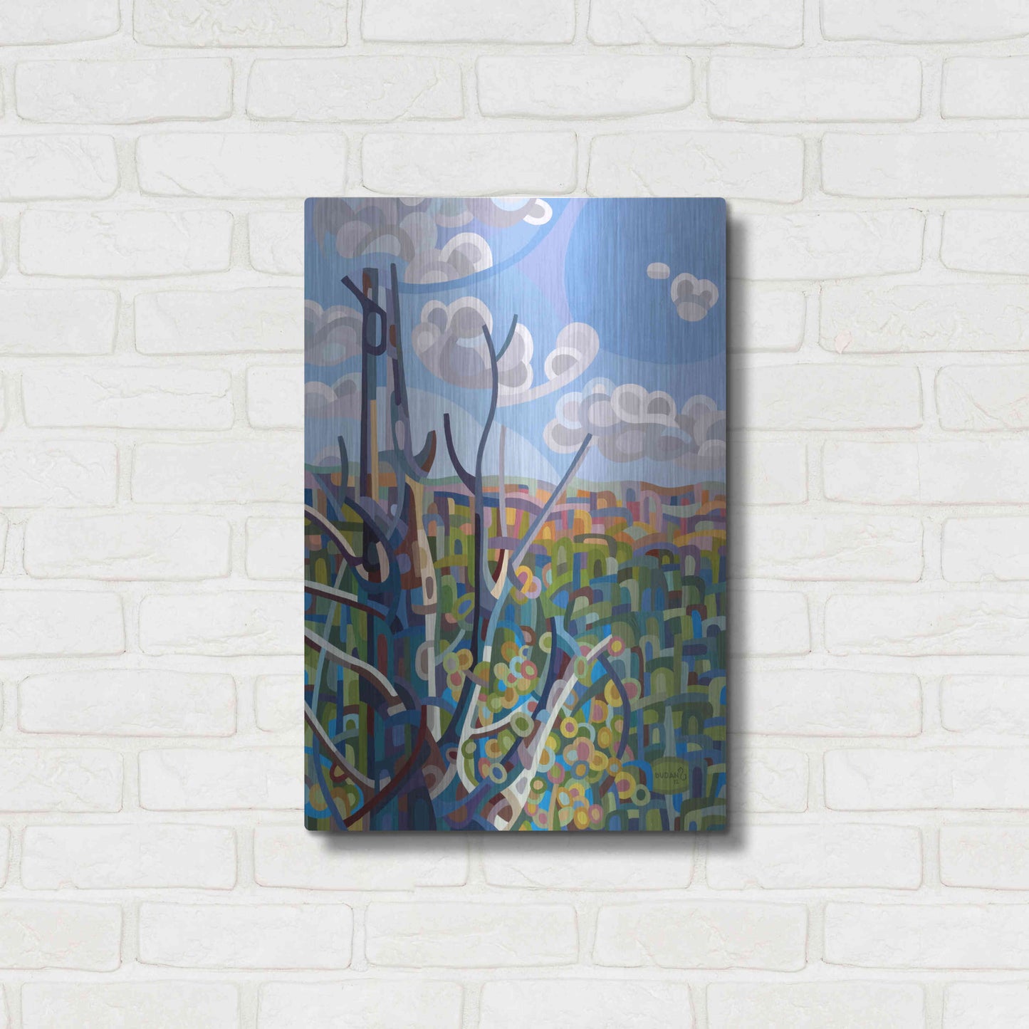 Luxe Metal Art 'Hockley Valley' by Mandy Budan, Metal Wall Art,16x24