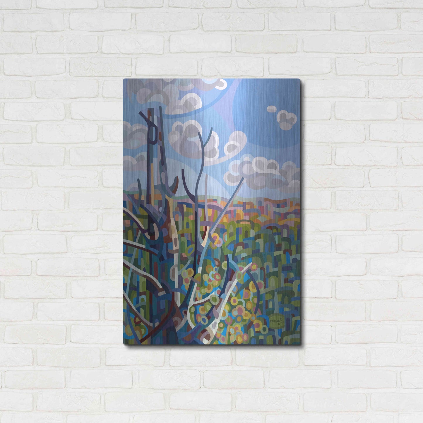 Luxe Metal Art 'Hockley Valley' by Mandy Budan, Metal Wall Art,24x36