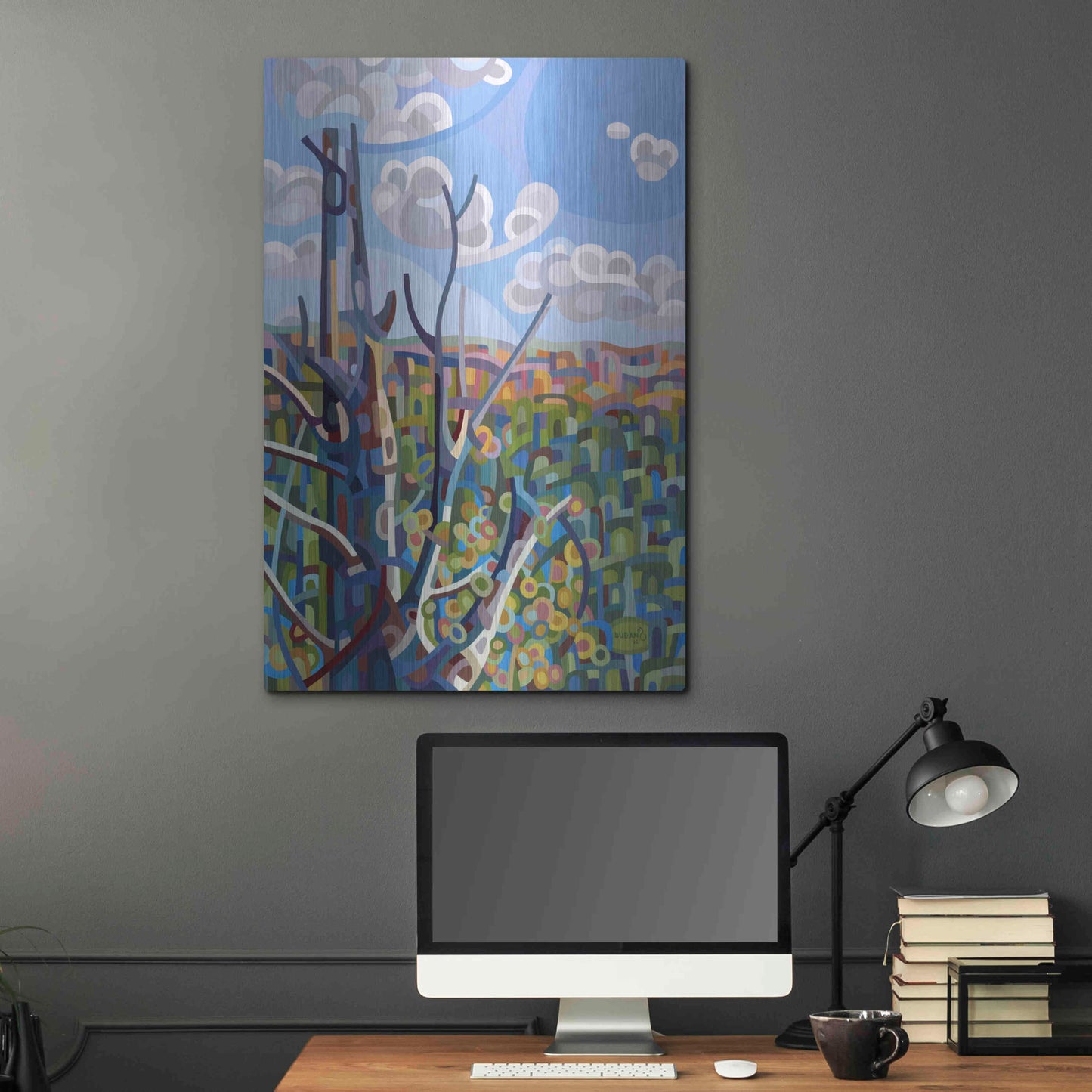 Luxe Metal Art 'Hockley Valley' by Mandy Budan, Metal Wall Art,24x36