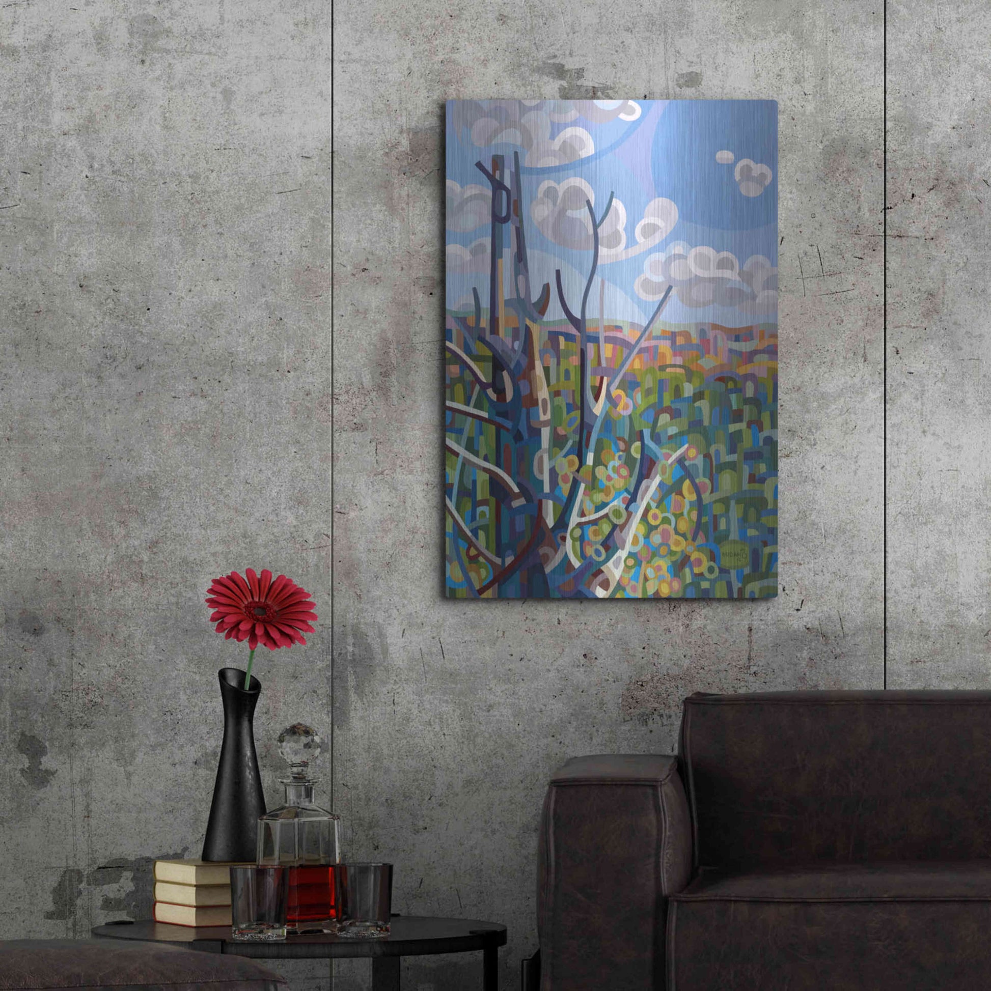 Luxe Metal Art 'Hockley Valley' by Mandy Budan, Metal Wall Art,24x36