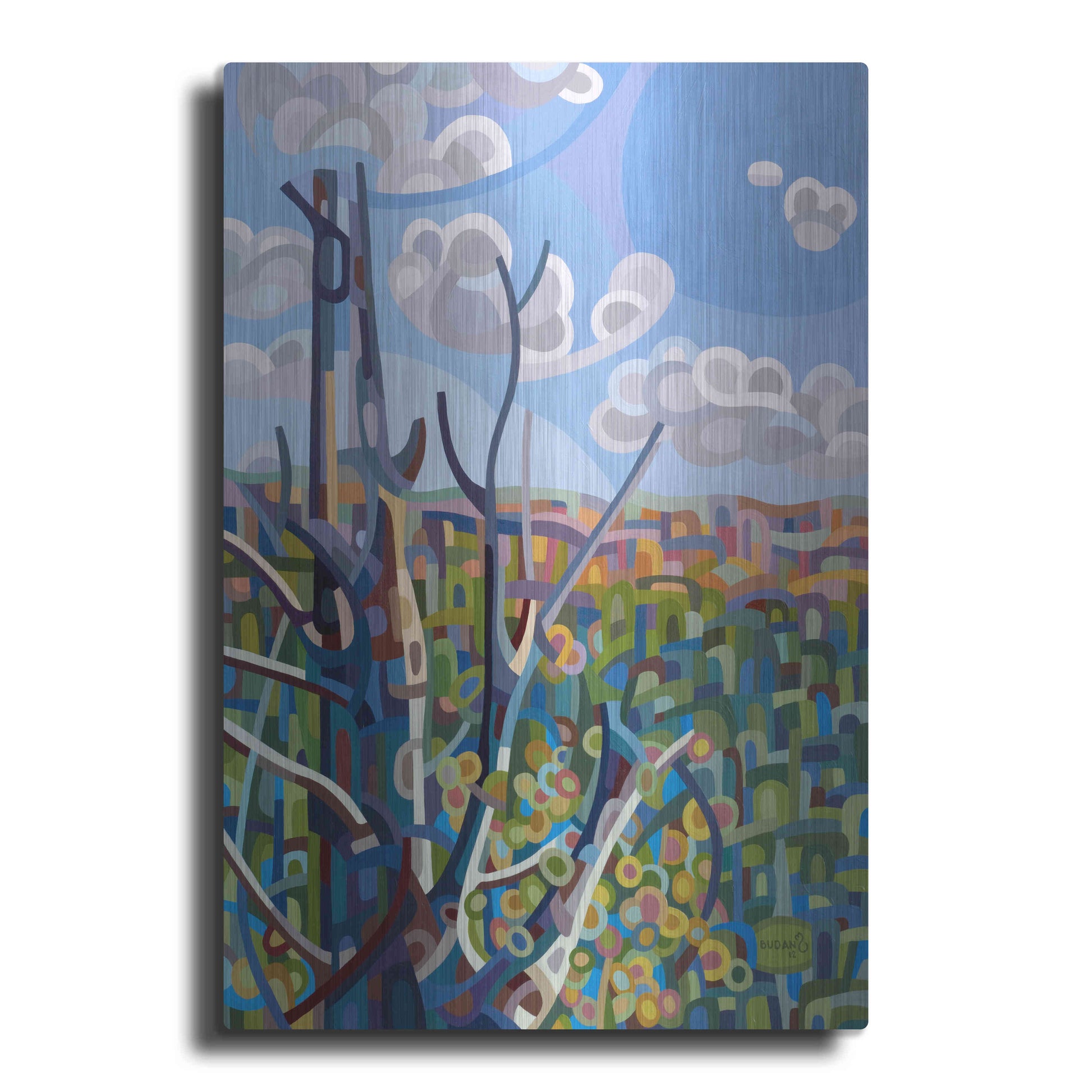 Luxe Metal Art 'Hockley Valley' by Mandy Budan, Metal Wall Art