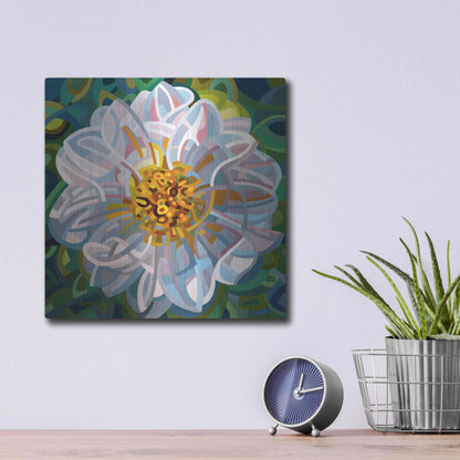 Luxe Metal Art 'Solitaire' by Mandy Budan, Metal Wall Art,12x12