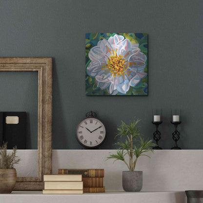 Luxe Metal Art 'Solitaire' by Mandy Budan, Metal Wall Art,12x12