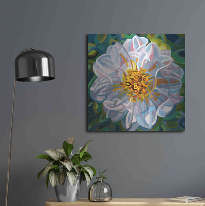 Luxe Metal Art 'Solitaire' by Mandy Budan, Metal Wall Art,24x24