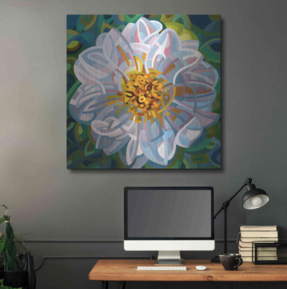 Luxe Metal Art 'Solitaire' by Mandy Budan, Metal Wall Art,36x36