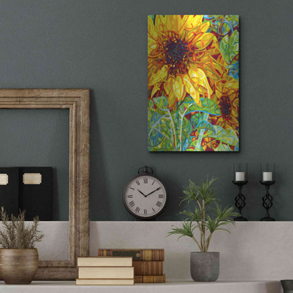 Luxe Metal Art 'Summer In The Garden' by Mandy Budan, Metal Wall Art,12x16