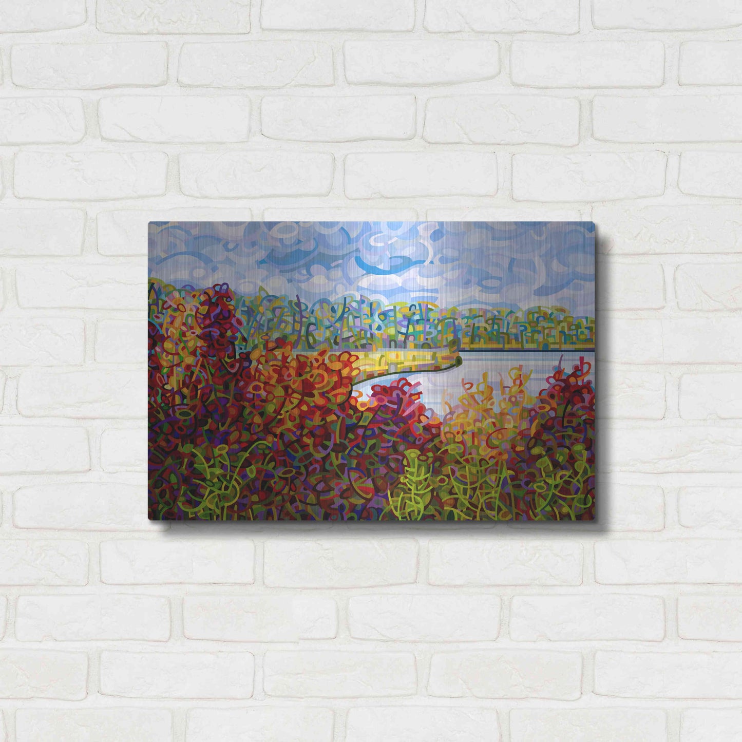 Luxe Metal Art 'Summers End' by Mandy Budan, Metal Wall Art,24x16