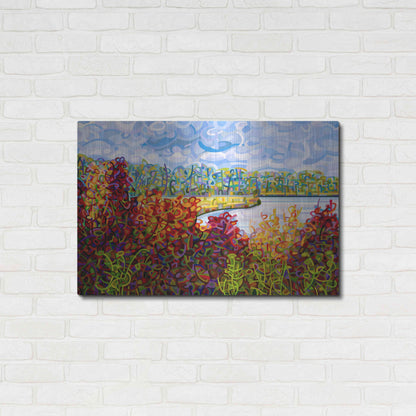 Luxe Metal Art 'Summers End' by Mandy Budan, Metal Wall Art,36x24