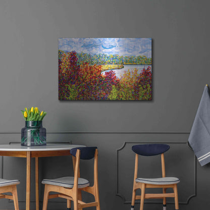 Luxe Metal Art 'Summers End' by Mandy Budan, Metal Wall Art,36x24