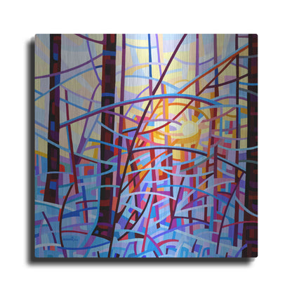 Luxe Metal Art 'Sunrise' by Mandy Budan, Metal Wall Art