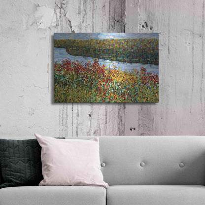 Luxe Metal Art 'The River' by Mandy Budan, Metal Wall Art,36x24