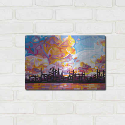 Luxe Metal Art 'Last Call' by Mandy Budan, Metal Wall Art,16x12