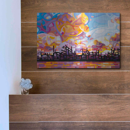 Luxe Metal Art 'Last Call' by Mandy Budan, Metal Wall Art,16x12