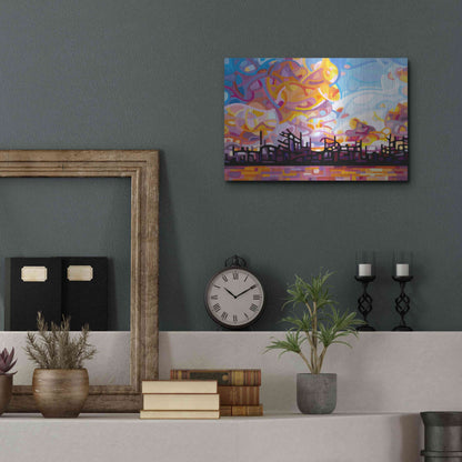 Luxe Metal Art 'Last Call' by Mandy Budan, Metal Wall Art,16x12