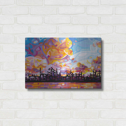 Luxe Metal Art 'Last Call' by Mandy Budan, Metal Wall Art,24x16