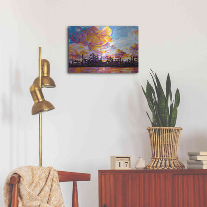 Luxe Metal Art 'Last Call' by Mandy Budan, Metal Wall Art,24x16