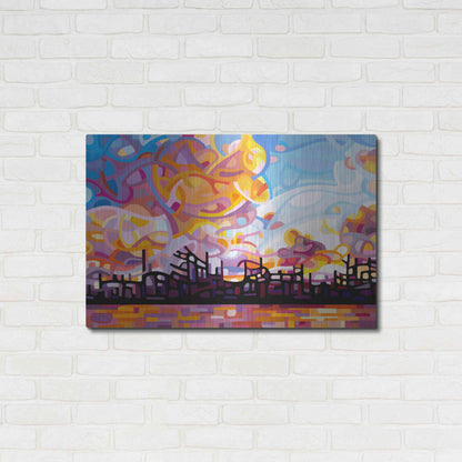 Luxe Metal Art 'Last Call' by Mandy Budan, Metal Wall Art,36x24