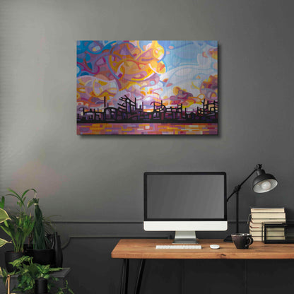 Luxe Metal Art 'Last Call' by Mandy Budan, Metal Wall Art,36x24