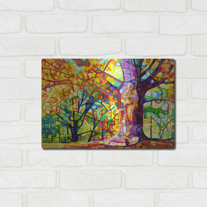 Luxe Metal Art 'One Fine Day' by Mandy Budan, Metal Wall Art,16x12