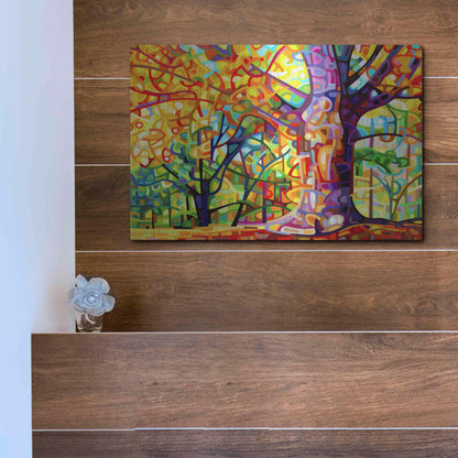 Luxe Metal Art 'One Fine Day' by Mandy Budan, Metal Wall Art,16x12