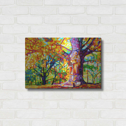 Luxe Metal Art 'One Fine Day' by Mandy Budan, Metal Wall Art,24x16