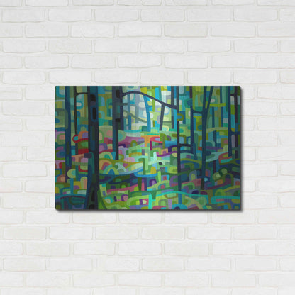 Luxe Metal Art 'Celadon Morning' by Mandy Budan, Metal Wall Art,36x24