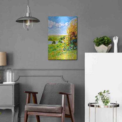 Luxe Metal Art 'Almost Autumn' by Mandy Budan, Metal Wall Art,16x24